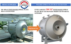 Ever Largest Four-Channel Spiral Plate Heat Exchanger